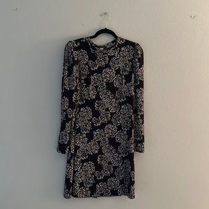 Tommy Hilfiger Size 6 Long Sleeve Floral Print Dress